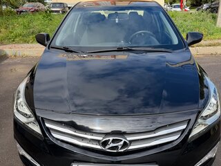 2016 Hyundai Solaris I Рестайлинг, чёрный, 900000 рублей, вид 2