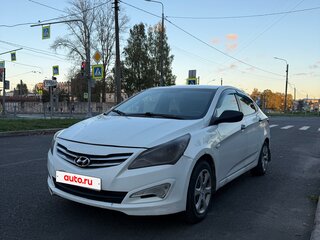 2016 Hyundai Solaris I Рестайлинг, белый, 420000 рублей, вид 1
