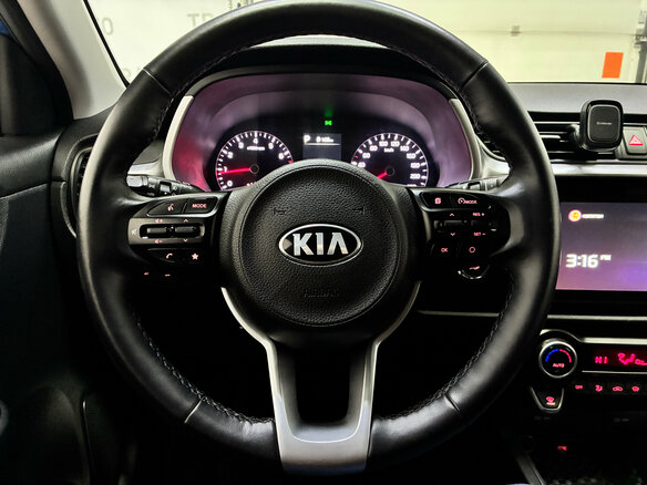 2020 Kia Rio IV Рестайлинг, синий, 1640000 рублей - вид 20