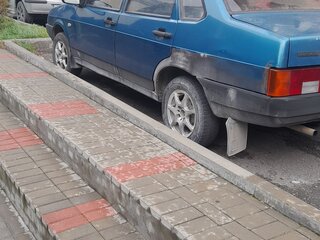 1997 Lada (ВАЗ) 21099, синий, 125000 рублей, вид 4