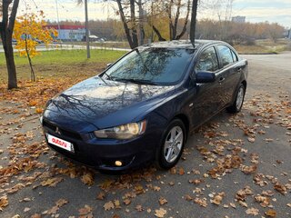 2008 Mitsubishi Lancer X, синий, 580000 рублей, вид 1
