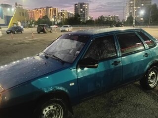1996 Lada (ВАЗ) 21099, синий, 65000 рублей, вид 5