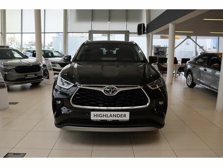 2025 Toyota Highlander IV (XU70), чёрный, 5670000 рублей, вид 3