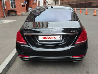 2016 Mercedes-Benz Maybach S-Класс 500 I (X222), чёрный, 5400000 рублей, вид 5