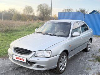 2006 Hyundai Accent ТагАЗ II, серебристый, 160000 рублей, вид 1