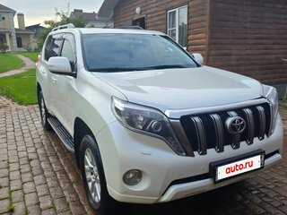 2014 Toyota Land Cruiser Prado 5-speed 150 Series Рестайлинг 1, белый, 3870000 рублей, вид 2