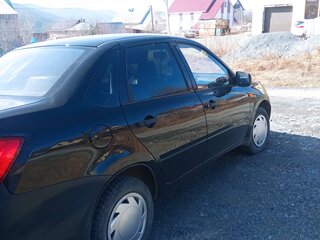 2013 Lada (ВАЗ) Granta I, чёрный, 318000 рублей, вид 2