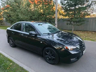 2008 Mazda 3 I (BK) Рестайлинг, чёрный, 455000 рублей, вид 3