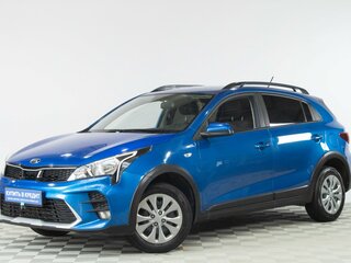 2021 Kia Rio X IV Рестайлинг, синий, 1559000 рублей, вид 3