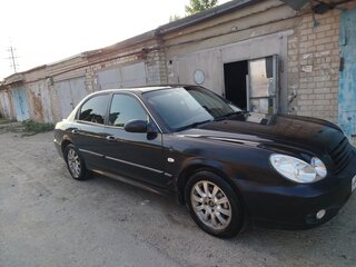 2007 Hyundai Sonata ТагАЗ IV (EF) Рестайлинг, чёрный, 455000 рублей, вид 2