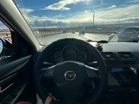 2006 Mazda 3 I (BK) Рестайлинг, пурпурный, 695000 рублей, вид 4