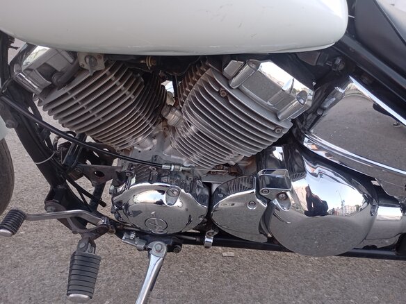 1996 Yamaha XVS400 Drag Star, белый, 299000 рублей - вид 7