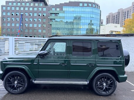 2021 Mercedes-Benz G-Класс 400 d III (W463), зелёный, 14500000 рублей, вид 4