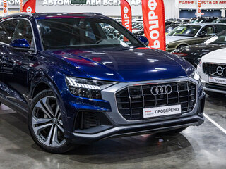 2018 Audi Q8 55 TFSI I (4M), синий, 4995000 рублей, вид 5
