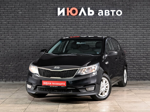 2016 Kia Rio III Рестайлинг, чёрный, 1150000 рублей