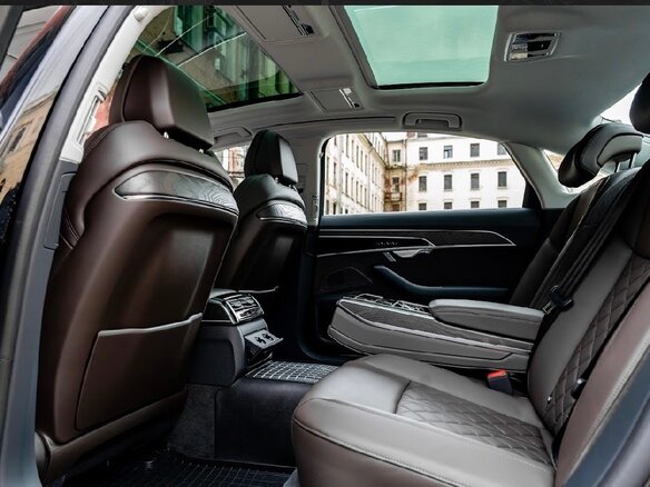 2020 Audi A8 Long 50 TFSI IV (D5), чёрный, 9200000 рублей - вид 33