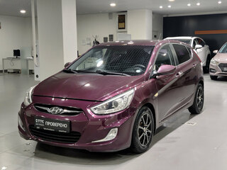 2013 Hyundai Solaris I, фиолетовый, 577000 рублей, вид 1