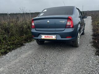 2014 Renault Logan I Рестайлинг, синий, 585000 рублей, вид 2