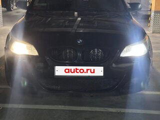 2007 BMW 5 серии 520d V (E60/E61), чёрный, 1100000 рублей, вид 2