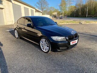2008 BMW 3 серии 320i V (E90/E91/E92/E93) Рестайлинг, чёрный, 1050000 рублей, вид 3