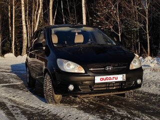 2010 Hyundai Getz I Рестайлинг, чёрный, 450000 рублей, вид 1