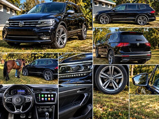 2020 Volkswagen Tiguan Allspace II, чёрный, 3510000 рублей, вид 3