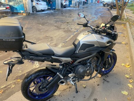 2015 Yamaha MT-09 Tracer (FJ-09), серебристый, 660000 рублей, вид 5
