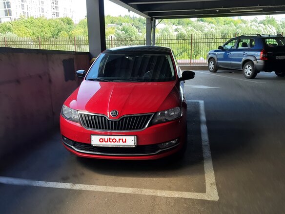 2018 Skoda Rapid I Рестайлинг, красный, 1450000 рублей - вид 1
