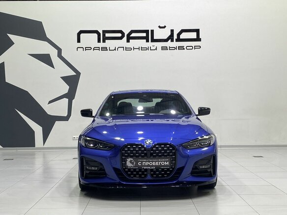 2020 BMW 4 серии 430i G22, G23, G26, синий, 4789900 рублей - вид 1