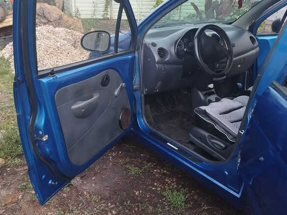 2013 Daewoo Matiz I Рестайлинг, синий, 175000 рублей - вид 2