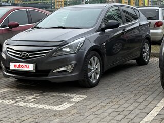 2014 Hyundai Solaris I Рестайлинг, серый, 830000 рублей, вид 1
