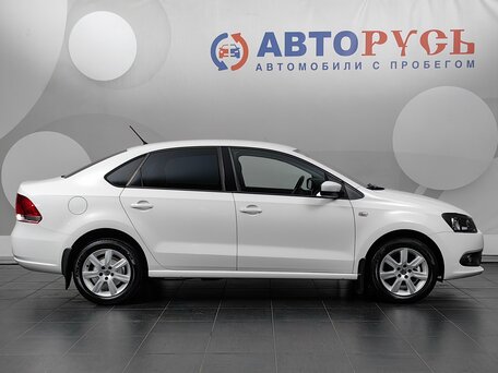 2013 Volkswagen Polo V, белый, 799000 рублей, вид 5