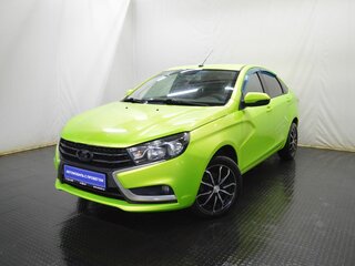 2017 Lada (ВАЗ) Vesta I, зелёный, 838000 рублей, вид 1