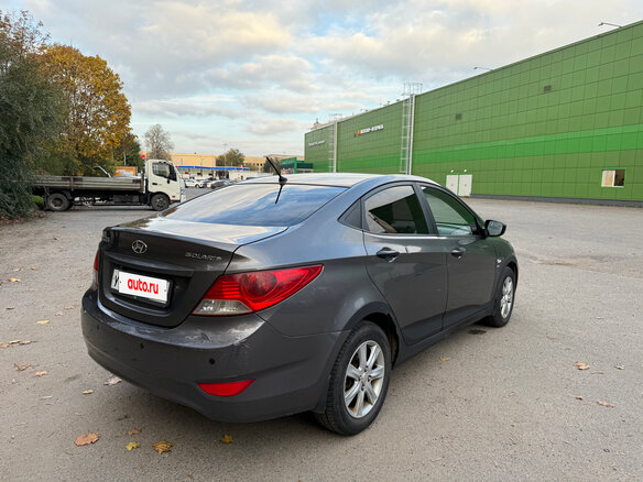 2011 Hyundai Solaris I, серый, 595000 рублей - вид 6