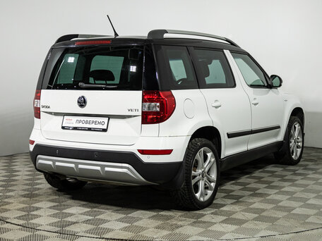 2016 Skoda Yeti I Рестайлинг, белый, 939700 рублей, вид 5