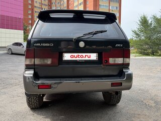 2001 SsangYong Musso I Рестайлинг, чёрный, 370000 рублей, вид 4