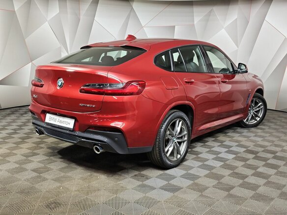 2019 BMW X4 20d II (G02), красный, 4490000 рублей - вид 1