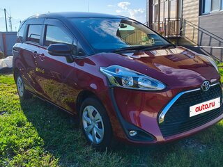 2019 Toyota Sienta II Рестайлинг, красный, 1810000 рублей, вид 4