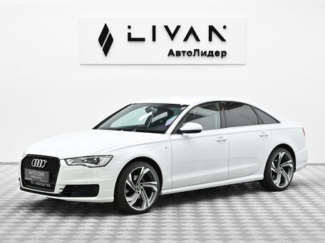 2015 Audi A6 IV (C7) Рестайлинг, белый, 1675000 рублей, вид 3