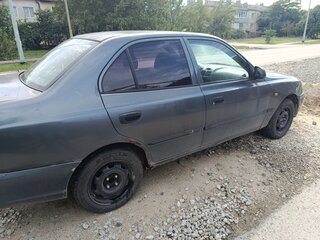 2002 Hyundai Accent ТагАЗ II, серый, 170000 рублей, вид 4