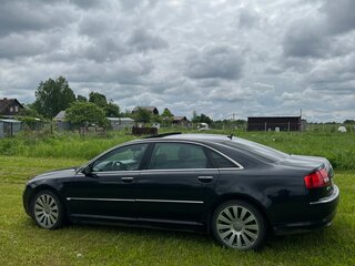2007 Audi A8 Long II (D3) Рестайлинг, чёрный, 1300000 рублей, вид 3