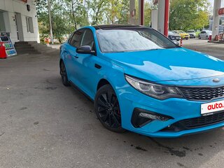 2019 Kia Optima IV Рестайлинг, голубой, 1900000 рублей, вид 2