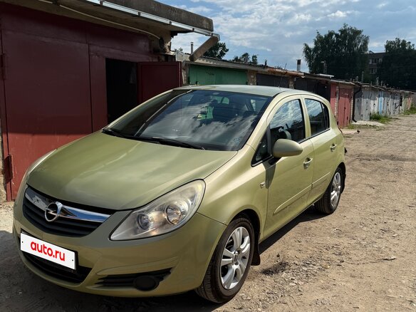 2007 Opel Corsa D, зелёный, 650000 рублей - вид 2