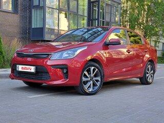 2017 Kia Rio IV, красный, 820000 рублей, вид 1