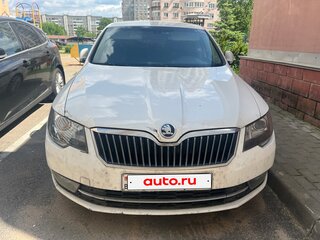 2013 Skoda Superb II Рестайлинг, белый, 750000 рублей, вид 2