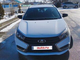 2019 Lada (ВАЗ) Vesta SW I, белый, 1000000 рублей, вид 2