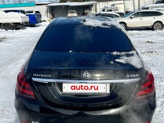 2018 Mercedes-Benz Maybach S-Класс 560 I (X222) Рестайлинг, чёрный, 4774450 рублей, вид 3