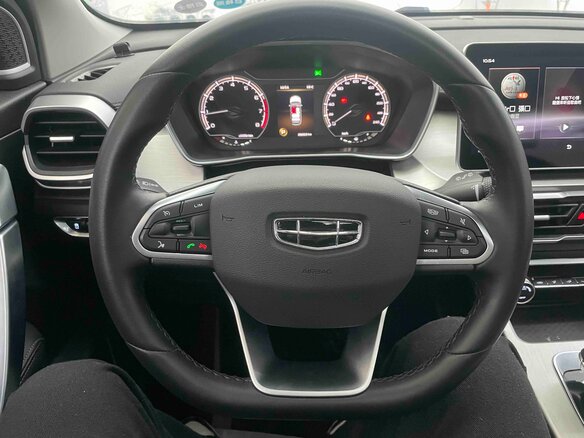 2022 Geely Binyue I Рестайлинг, голубой - вид 6