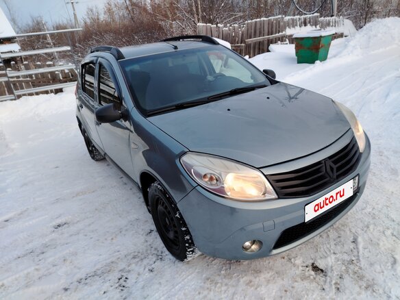 2011 Renault Sandero I, синий, 495000 рублей - вид 6