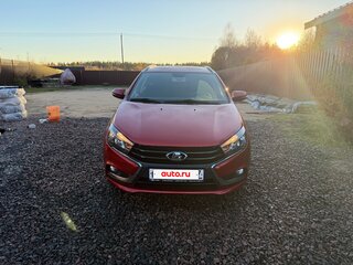 2018 Lada (ВАЗ) Vesta SW I, красный, 950000 рублей, вид 2